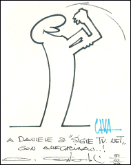 La dedica di Cava per SigleTV.net La dedica di Cava per SigleTV.net